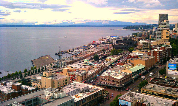 View from Russell Investments Seattle Headquarters, stunning!