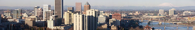 Panoramic Portland, Oregon (Click for larger image)