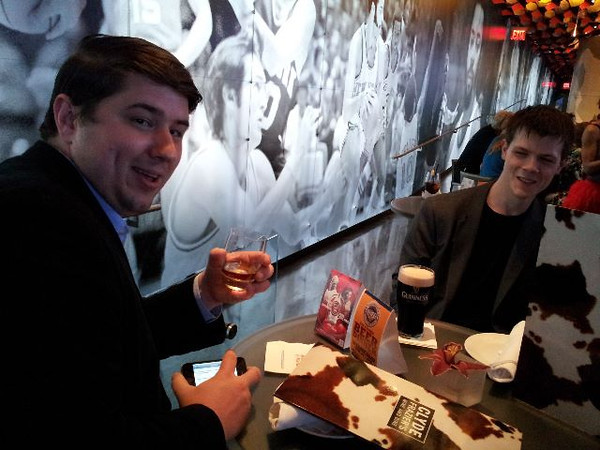 @brianmmcclain & @markkropf enjoying a round of drinks! @brianmmcclain & @markkropf enjoying a round of drinks!