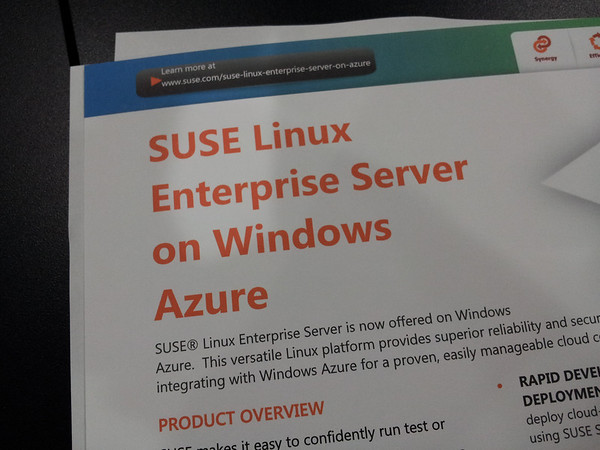 SUSE offered on Microsoft's Windows Azure