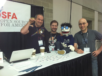 Hanging Out With the OSFA Crew (I'm the 2nd one from the right, ok, I'm actually the one on the right ;))