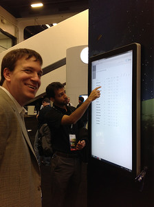 Checking out awesome new tech with Dave McCrory at VMworld