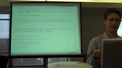 Jesse Hallett Doing the JavaScript Presentation Thing
