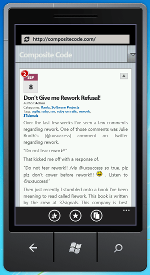 Windows Phone 7 Windows Phone 7