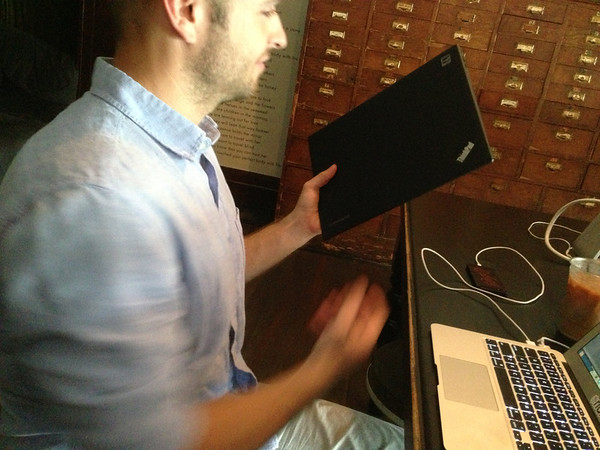 Nathan gives it a look.  (Click for full size image)