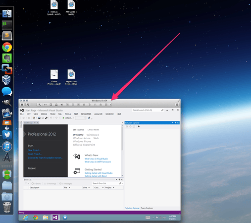 Windows 8 via VMware Fusion on OS-X. (Click for full size)