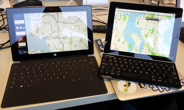 Surface & iPad Side by Side (Click for high rez image) 