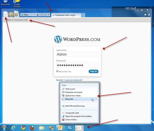IE9 Pinning for WordPress