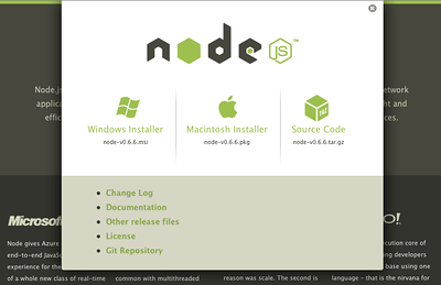 Node.js Download Link...