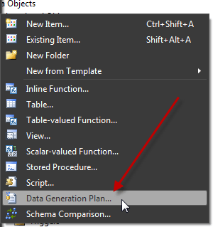 Creating a Data Generation Plan