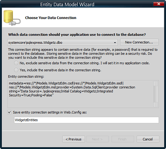 Options for Creating the ADO.NET Entity Model