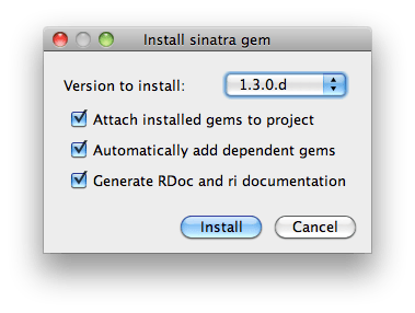 Rubymine Gem Quick Install Rubymine Gem Quick Install