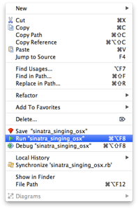Rubymine Run Page Dialog Rubymine Run Page Dialog