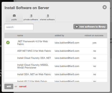 Selecting .NET 4.0 for Addition to the Instance