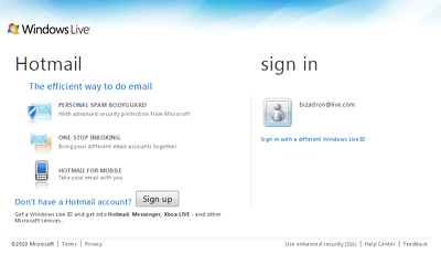 Windows Live ID Sign Up