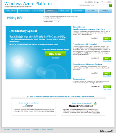 Microsoft Windows Azure