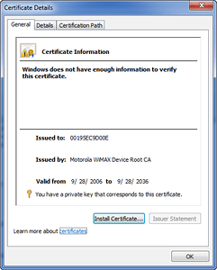 Certificate Details Certificate Details