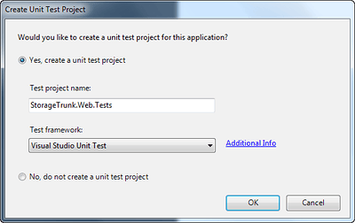 Create Unit Test Project