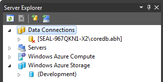 Visual Studio 2010 Server Explorer