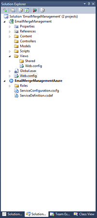 Solution Explorer Solution Explorer