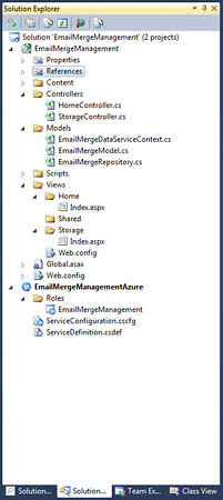 Solution Explorer Solution Explorer