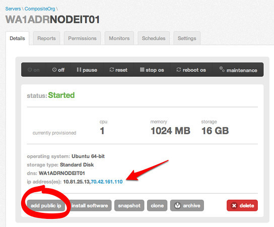 Step #4 Add the public IP Address
