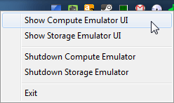 Show Compute Emulator UI