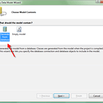 Wizard # 2 - Adding Data Model.