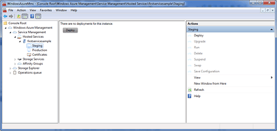 Windows Azure Staging Windows Azure Staging