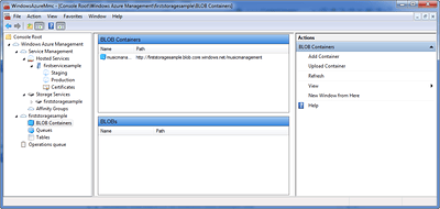 Windows Azure BLOB Container Windows Azure BLOB Container