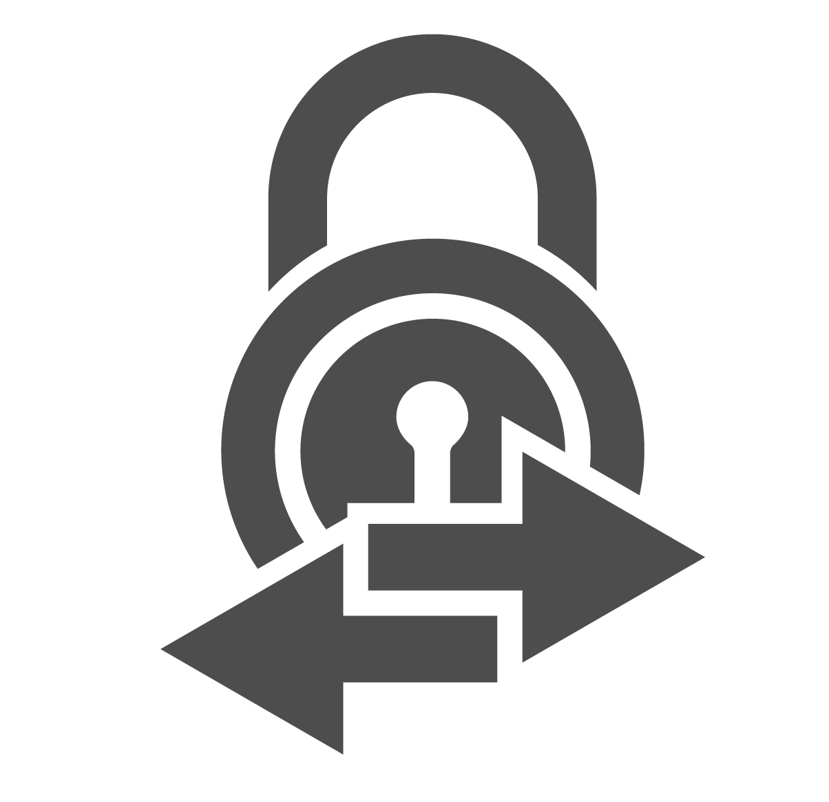 IT Security icons. Simplus series