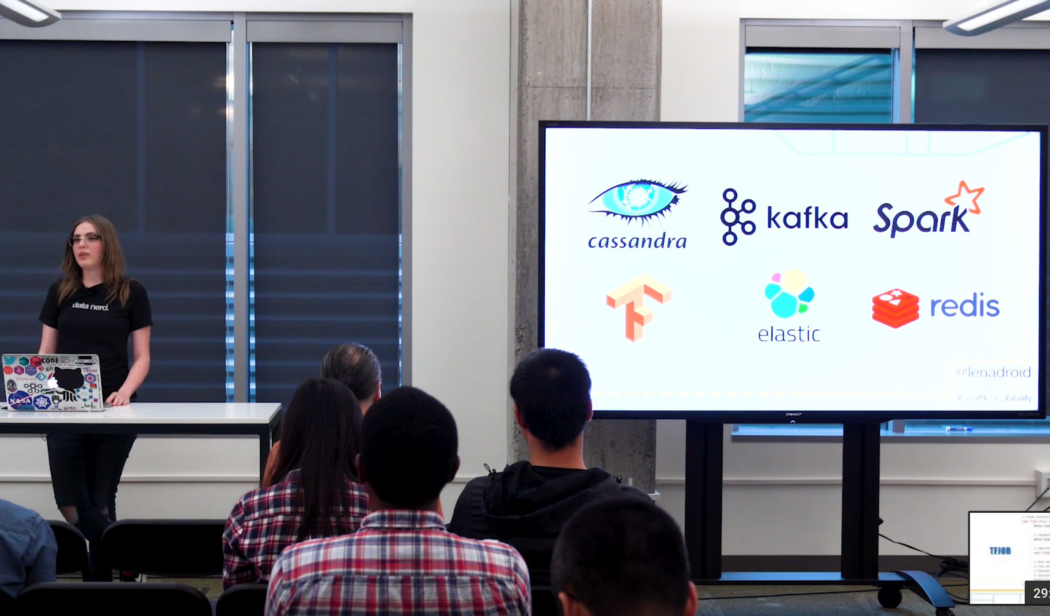 Lena presents “So You Want to Run Data-Intensive Systems on Kubernetes”
