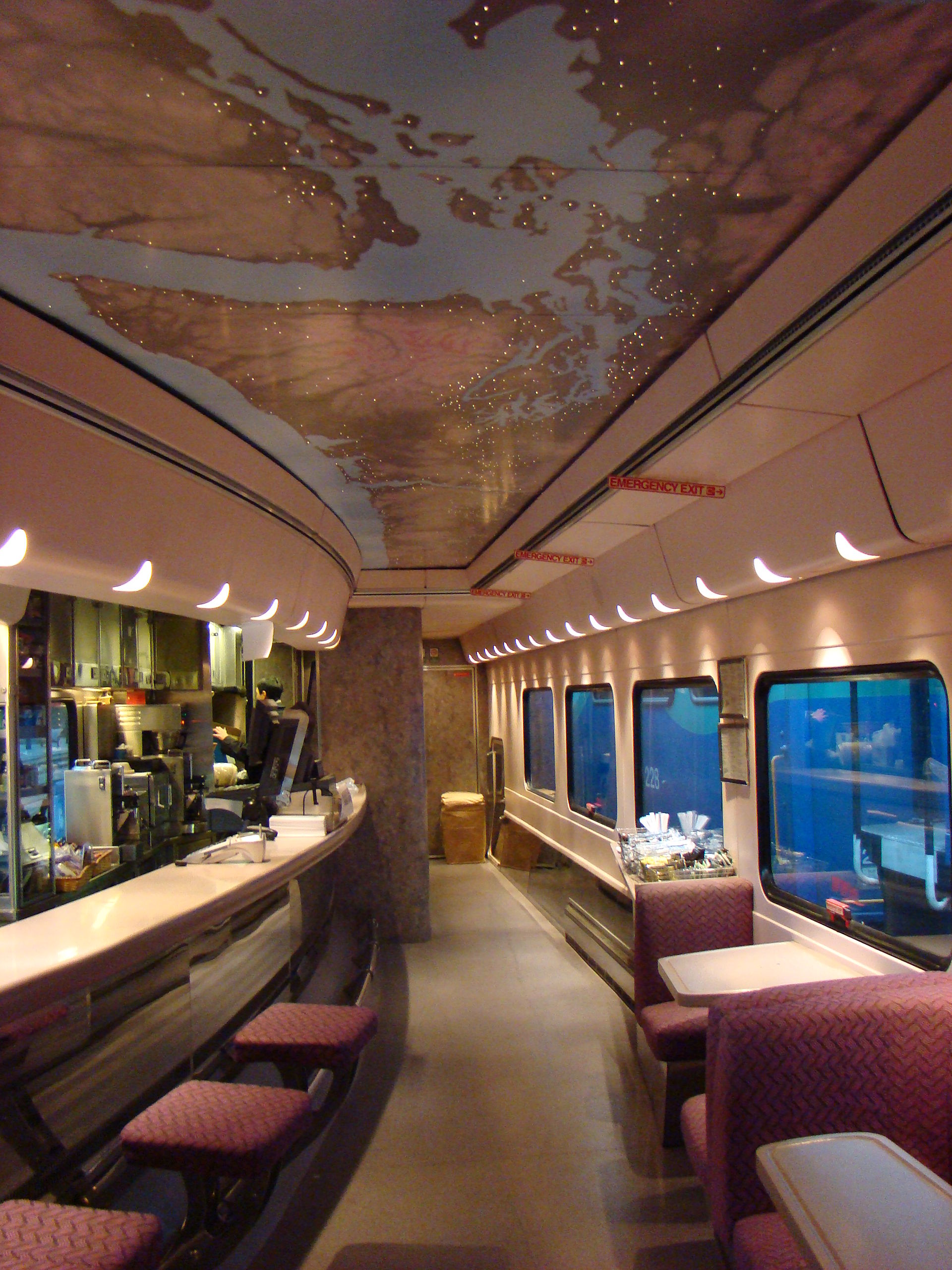 Amtrak Cascades Bistro