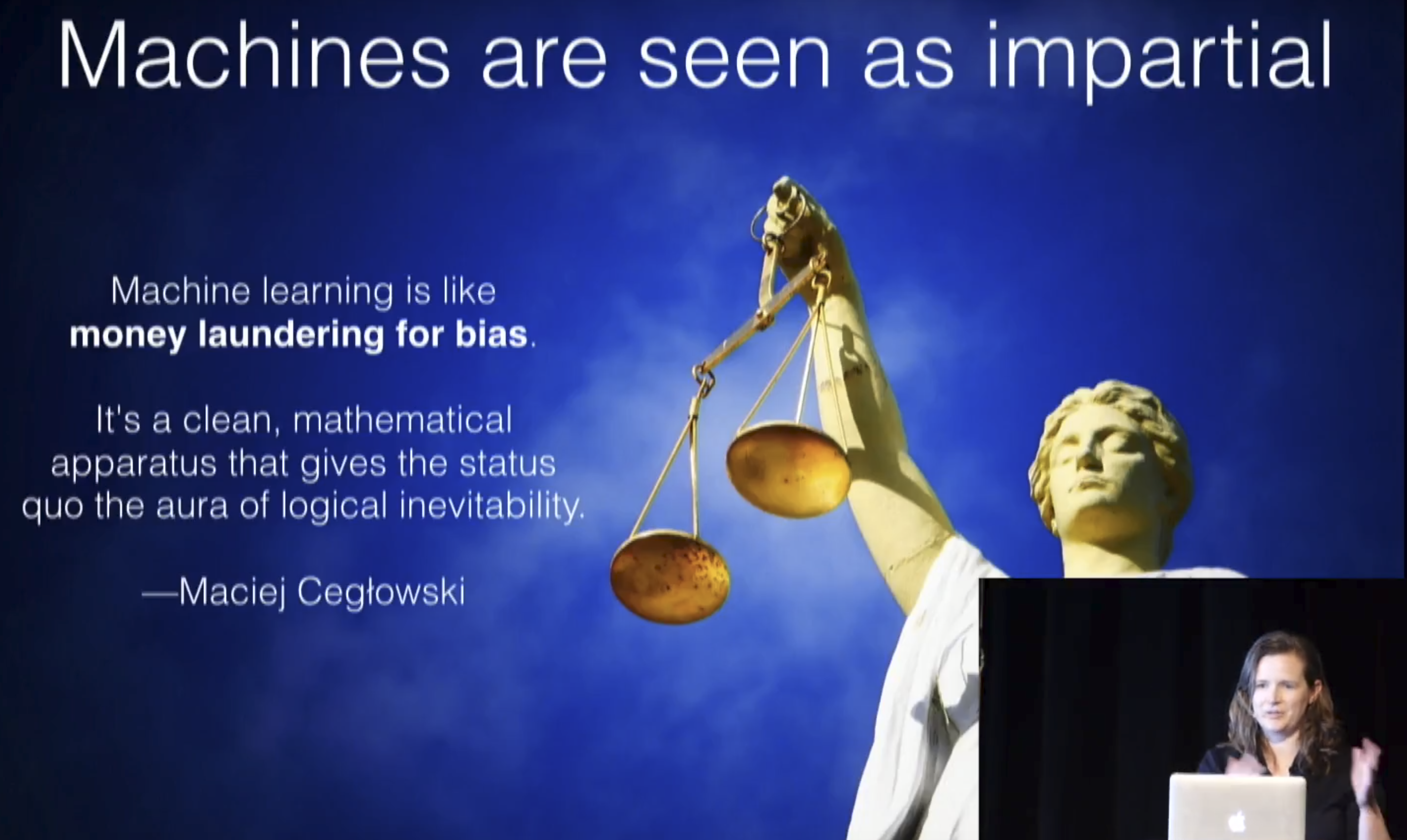 Eliminating Machine Bias