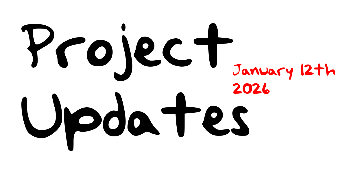 12 Days into 2026 – Status & update of my projects.