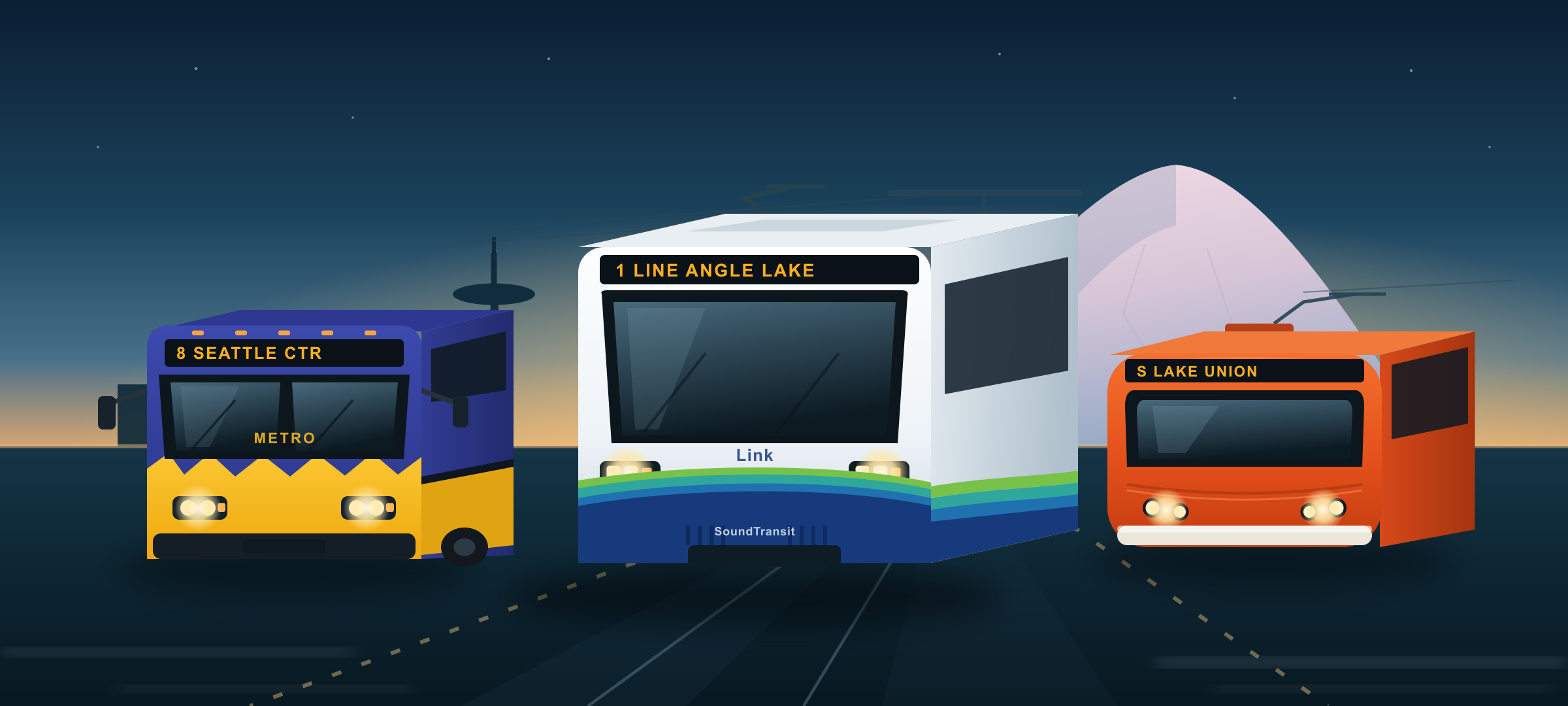 Dashing Arrivals: Watch Every Bus, Train, and Ferry in Puget Sound Move in Real Time